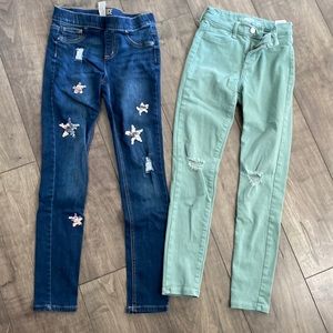 Lot of girls size 12 jeans and leggings
